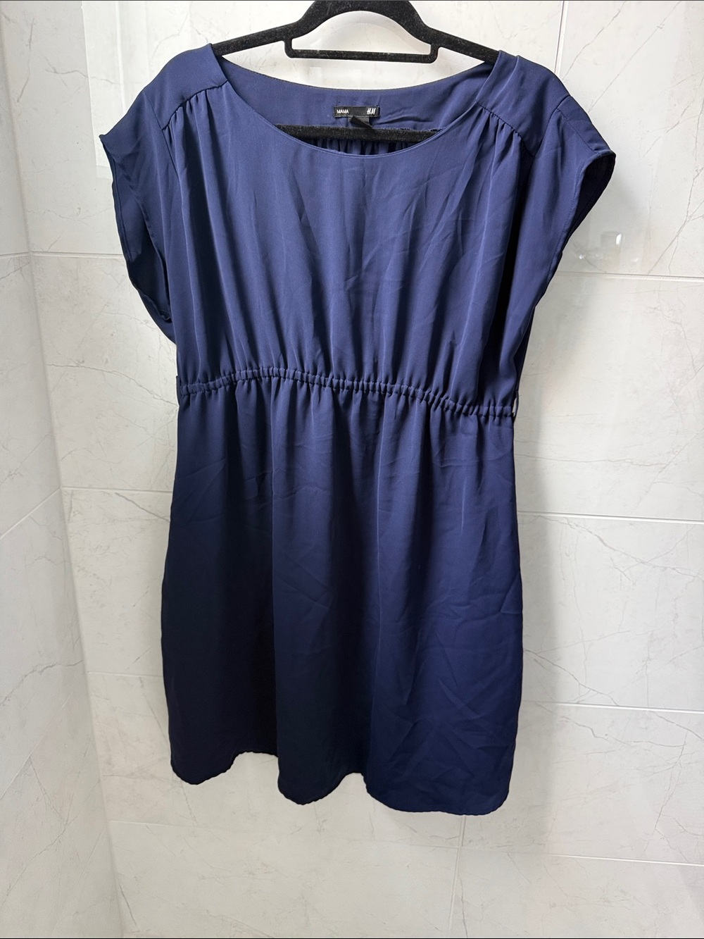 H&M MAMA Navy Maternity Dress